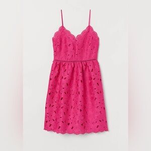 H&M Pink Spaghetti Strap Mini dress